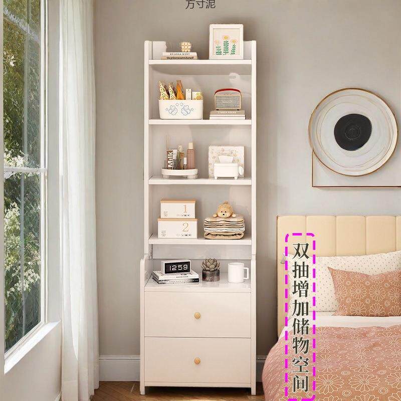 床头柜窄边物OXD架高款置卧室家边用现代简柜约收纳极窄床窄缝归