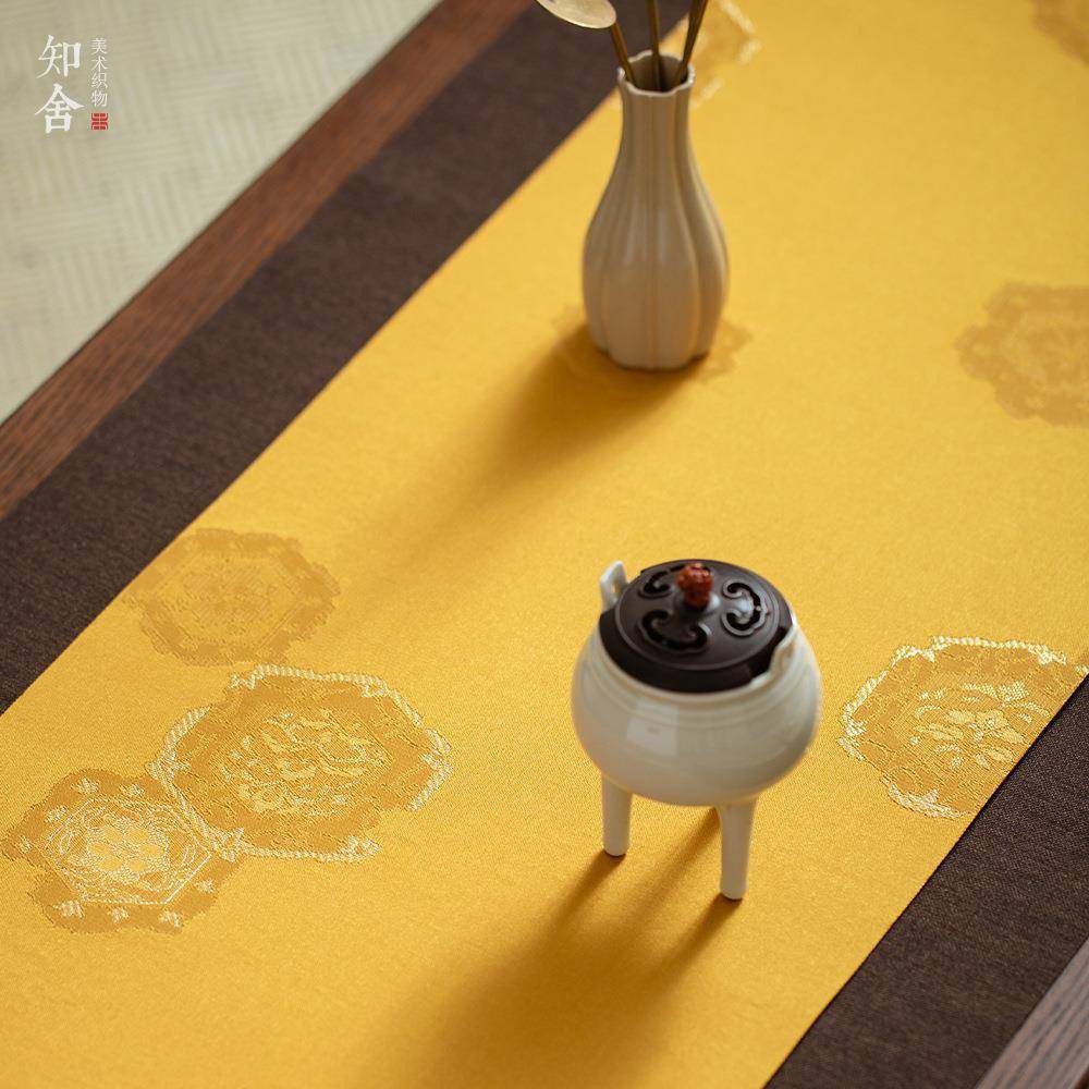 知AL693716舍织锦茶席套组六边茶唐花茶席中式复水古防布艺桌旗桌,居家布艺,桌旗,淘宝优惠券,粉丝福利购,淘宝优惠卷