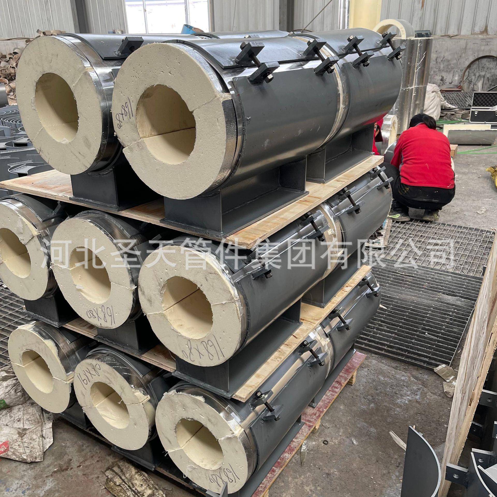 吊架厂家大高密度聚氨酯保冷管支托口径托焊接型管LJQ托管夹式管