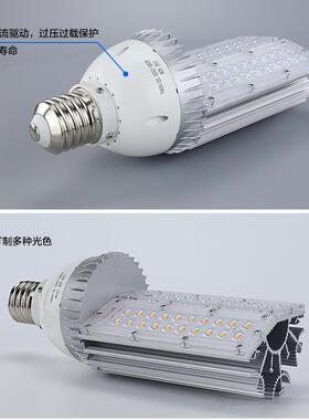 新款LED小区路灯明灯OSX泡超4亮e0螺口40w60w城市道路照节能造光