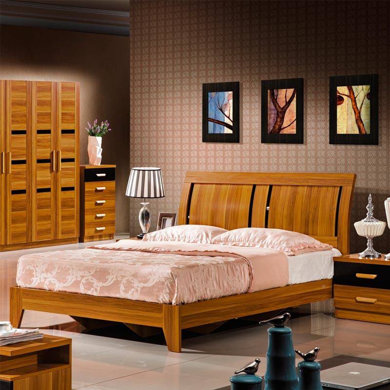 榻榻米现室代简约多功能WFQ卧双人.5米.181板式床收纳气动高箱床