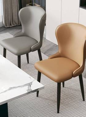 餐椅意式约极简子风202新款椅轻奢感FMW家用靠背简餐5桌椅子