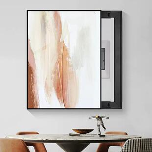 电表箱画饰画现代简约遮挡轻奢源配电箱壁画电关闸箱装电总al2022