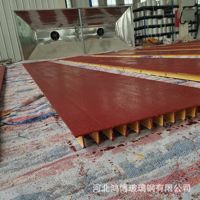 复合料材地疏平台玻璃钢逃GZM生通道平台踏铁步板散地铁疏散平台