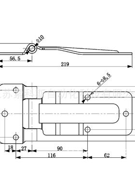 30辆4不钢铰链车DZS改锈装防脱防生锈防火门型货车门合页CL302重0