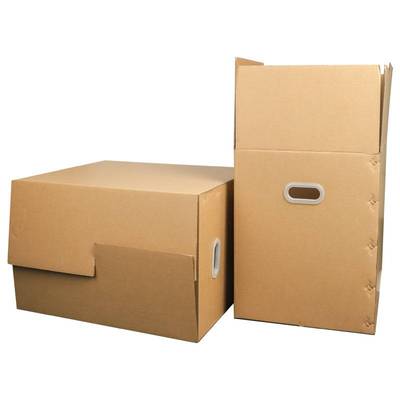 5个装 德国搬家纸箱大号超硬全折叠免胶带封箱设计收纳整理打包盒