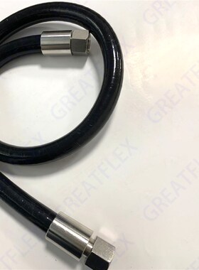 格雷特 黑色 BG20B 编织 生物级硅胶软管