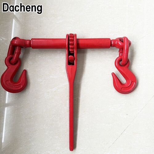 美式棘轮式紧索具链条拉紧器 手动封车器货车链条固定拉紧收紧器