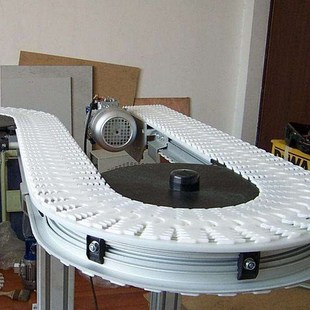 柔性链输送机63V型83转弯103环形175直行链板传送带流水线