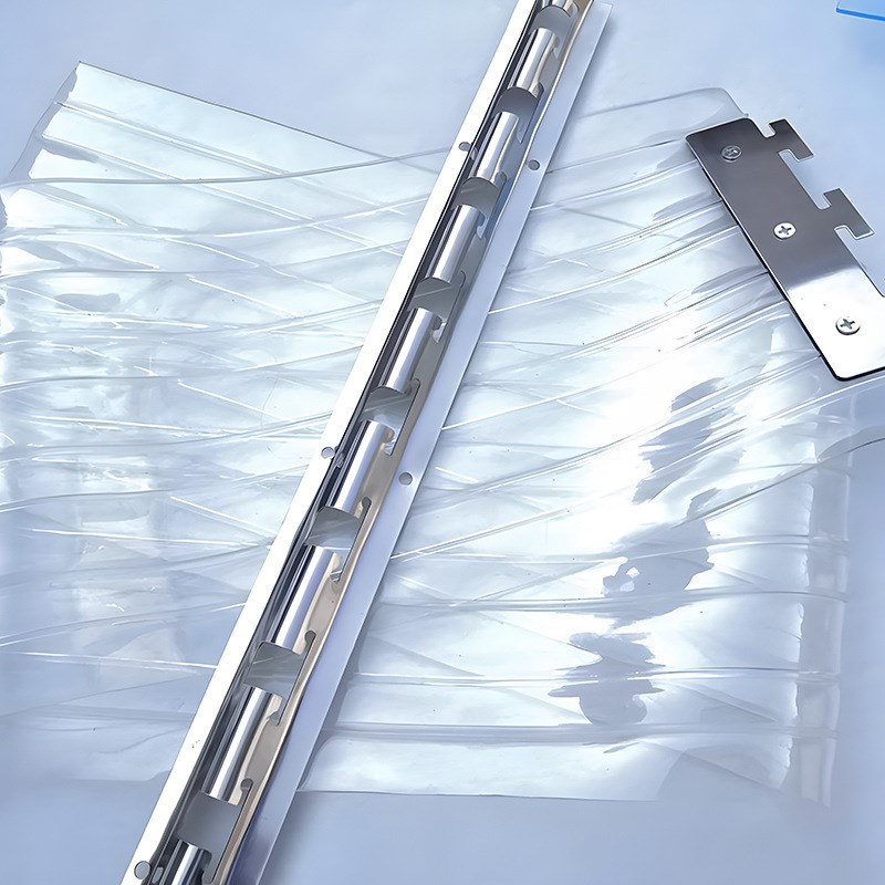 PVC门帘防冻冷库带筋门帘子隔热隔断商用挡风防冷气保温空调门帘