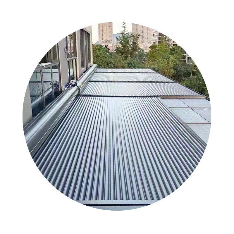 铝合金电动天幕高端住宅遮阳篷双轨道伸缩阳光房推拉雨棚遮阳棚