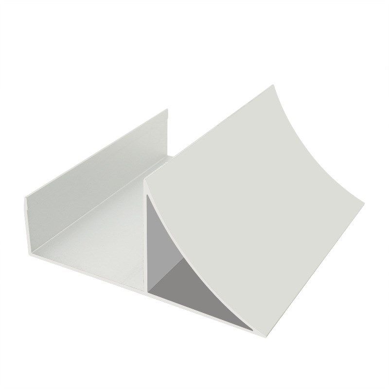 净化铝型材50双R槽铝双圆R槽铝内圆弧阴角槽50地槽铝无尘室铝材