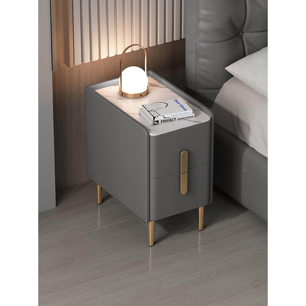 实实木床头木0床头柜迷你超3公分窄物简约现代储物收纳柜小型置夹