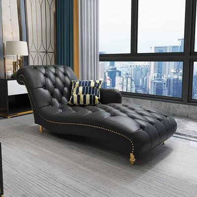 妃色?美式轻奢小贵无品牌/妃椅户型客厅卧室太椅轻奢米白橙色单人