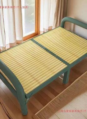 家用单双人午休午竹人床竹子睡实木板床式硬板简易加固凉床FSQ折