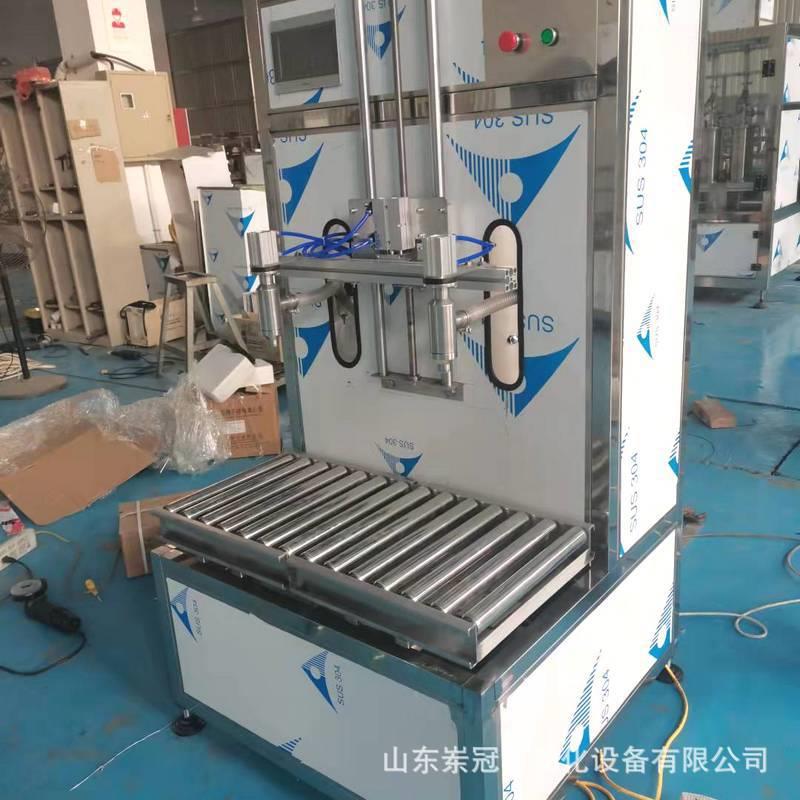 ITI双头称重式机油饮类料液体灌装装机洗手液灌消毒水灌装机