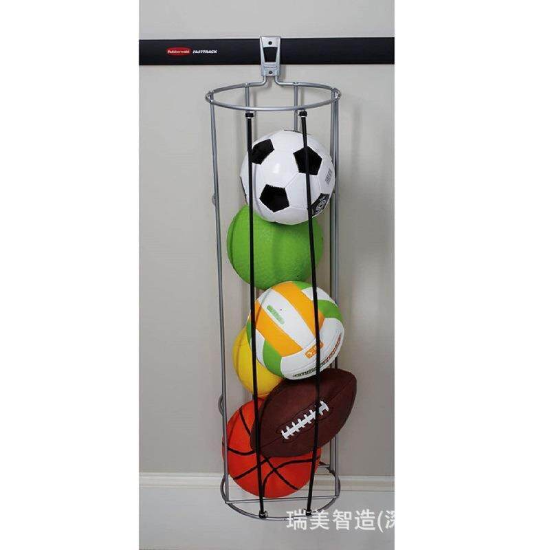 厂艺家落地排式篮球收纳筐铁HZM球类整球理架壁挂足摆放篮