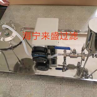 47mm不锈可换膜空气PB-ZY大采样过器空气液钢体气体平板滤膜过滤