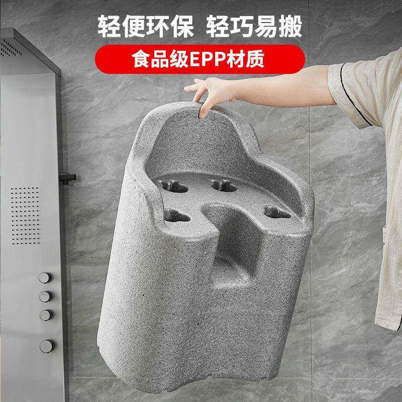 gV老年人洗澡专用沙291座椅PP浴E室V小发孕妇沐浴防滑淋浴椅浴室