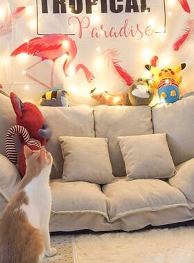 榻榻型米懒日人折叠沙发式卧室阳厂家直供台小户双上人地可折叠沙