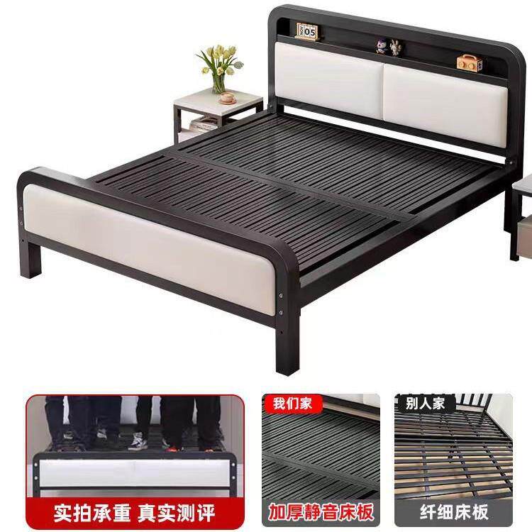 .床铁双人床家用床15米铁架床加固加厚1.无品牌/8米经济型儿童单