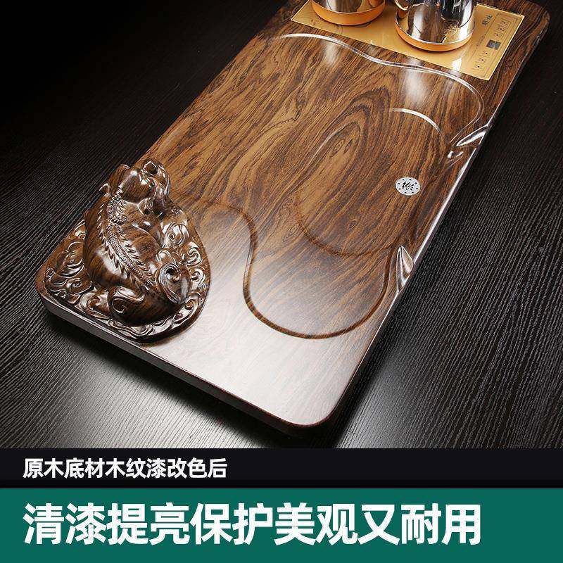 雕6DA茶盘耐高温防水清漆木器MBM漆泡桌茶茶几茶台餐J桌根透明翻