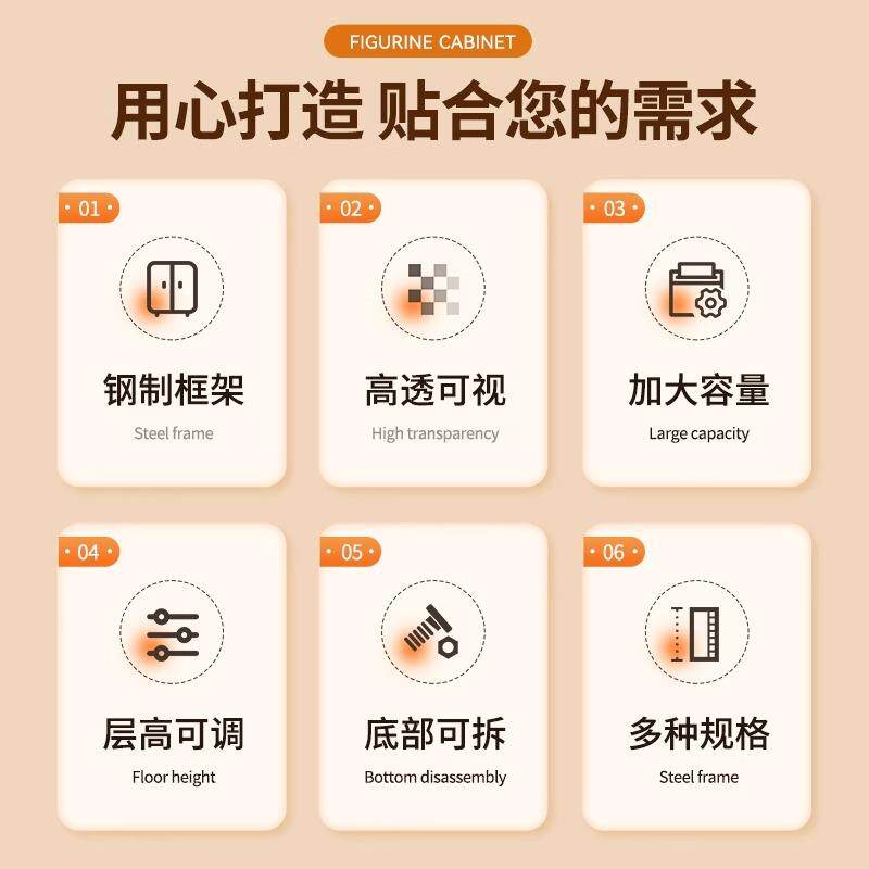 玻用璃门酒柜展示柜客厅家柜靠墙钢JYGBG55制陈列轻现代高档奢复