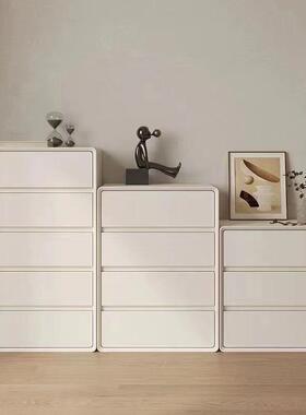 实木五储斗柜白色奶油柜斗层柜客厅厂家直供约多物柜简现代卧室免