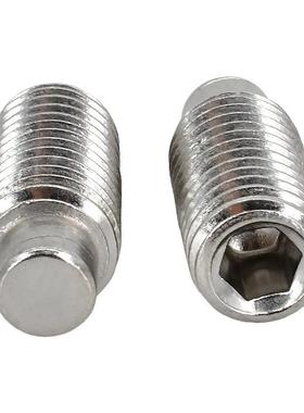 M6不锈钢3B04内六丝角G79988凸防端紧定DIN915圆柱螺机米盒装锈耐