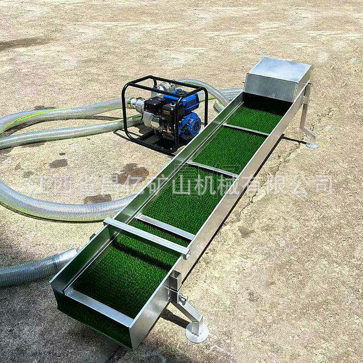 小金型携户外淘金便式机河道洗金设备2寸砂无品牌/泵送淘盘
