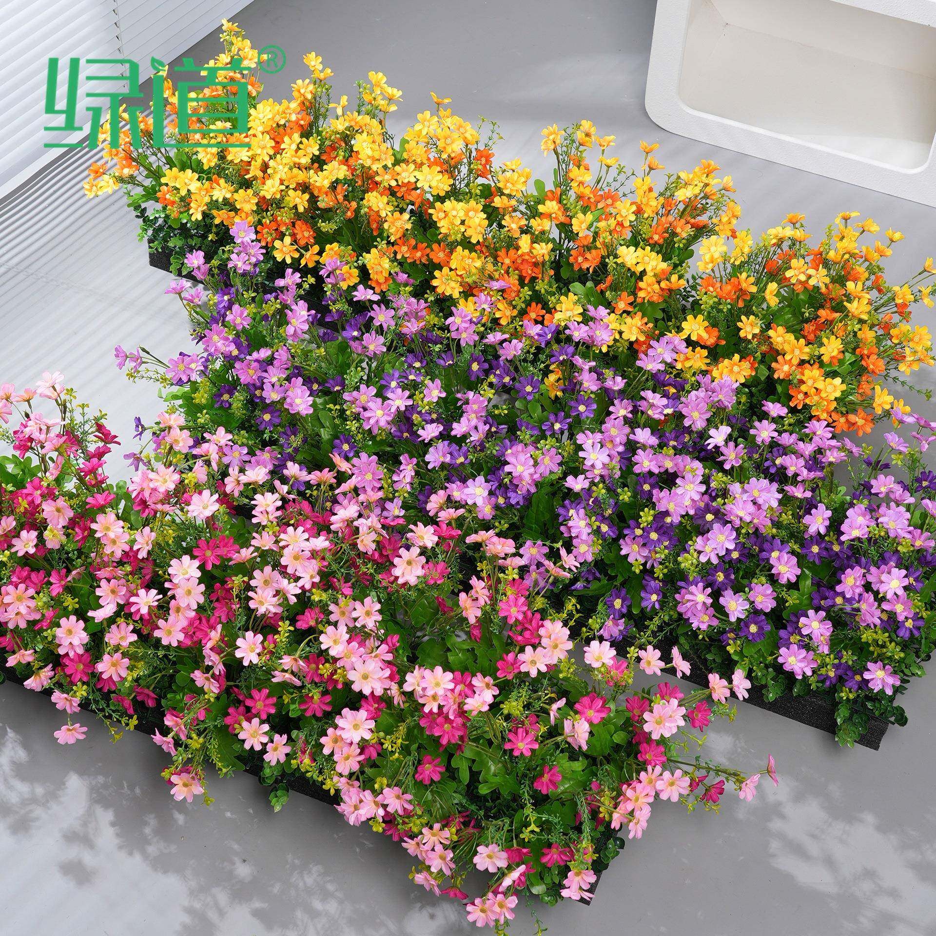 仿真花假花摆设隔断景绿植花室内薰外GIY艺装饰塑料杜鹃造洋牡丹