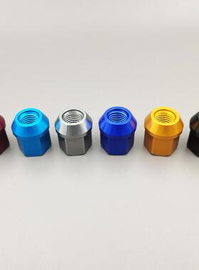 7075-T6锻造改装轮帽毂螺181m母汽车轮胎螺丝铝合金螺丝16只装5m2