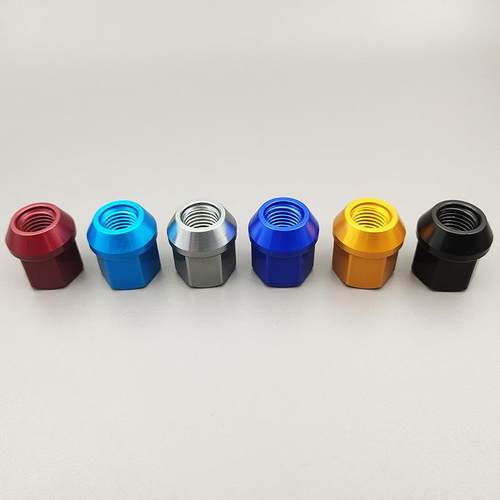 7075-T6锻造改装轮帽毂螺181m母汽车轮胎螺丝铝合金螺丝16只装5m2