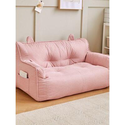 沙懒WIJ小人发屋榻榻米单双人出租房间阳台卧室地上网红沙发可睡