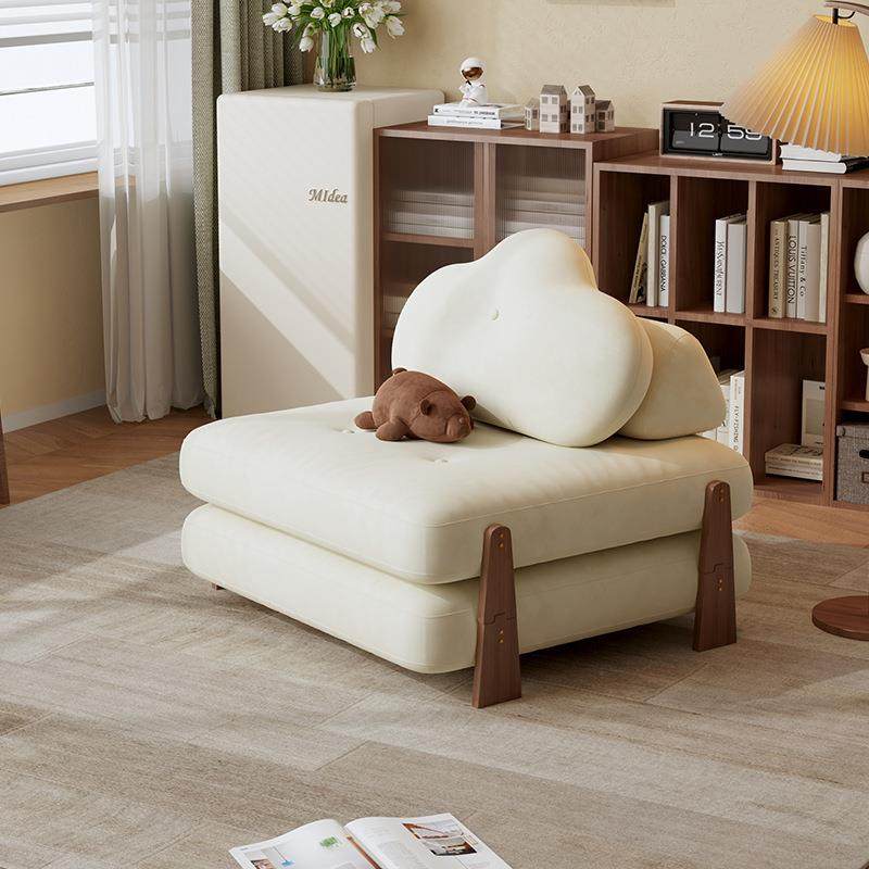 奶油风豆腐QSS块功能沙床懒人榻榻米发座椅可叠多伸缩单折人沙发,电子元器件市场,其它元器件,淘宝优惠券,粉丝福利购,淘宝优惠卷