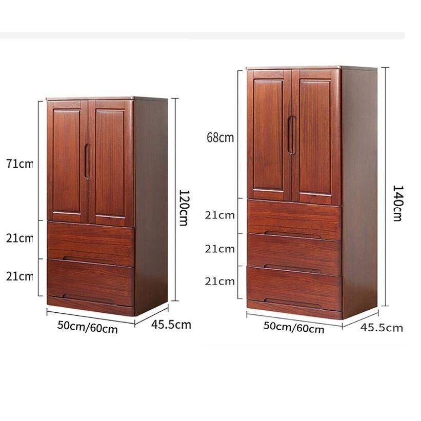 07K7实木五全斗小衣柜客厅多层SSM123-1角落收纳储物柜6/0宽加大