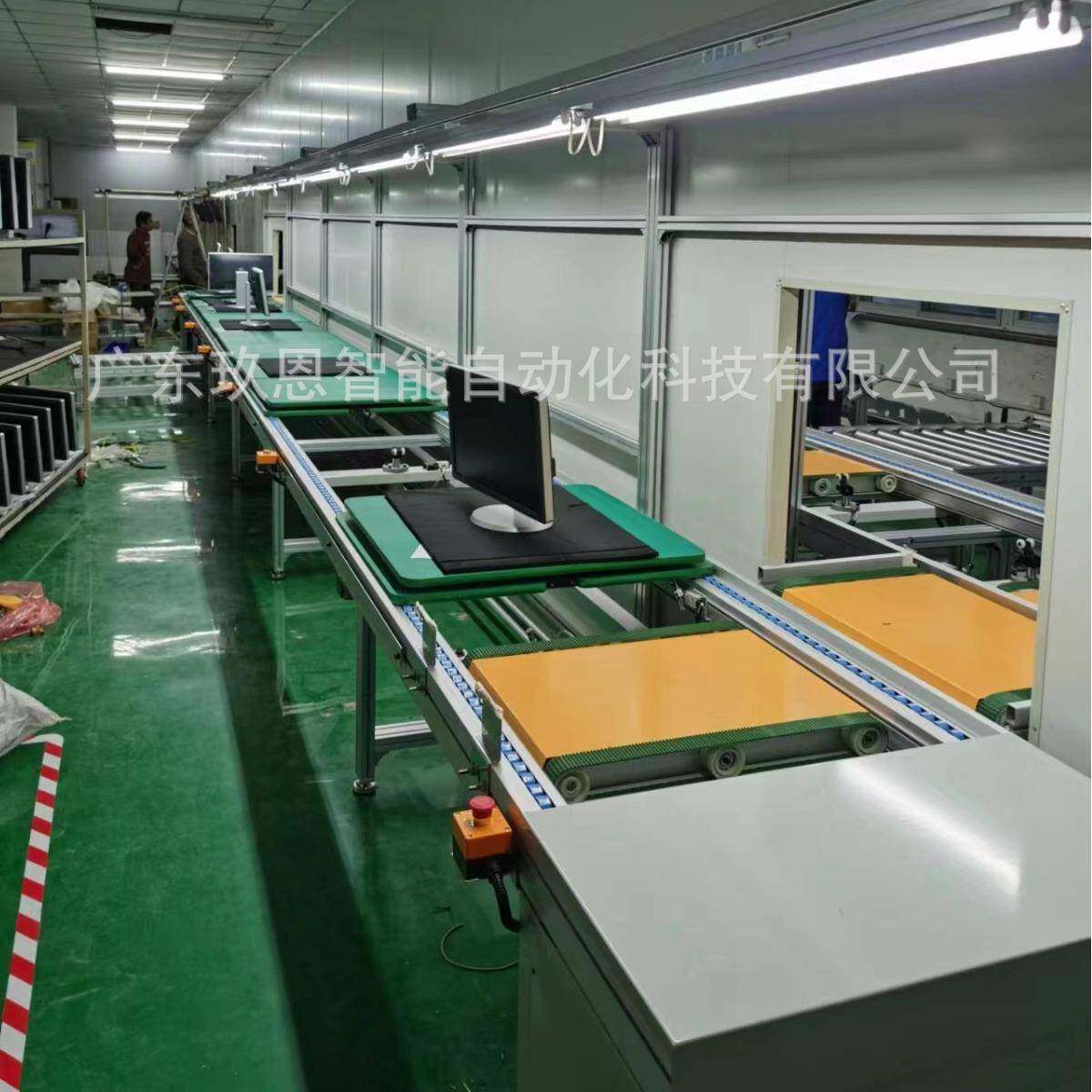 TCP直播大屏显示器器高清监控屏显示组装线多尺寸链显示倍速流水