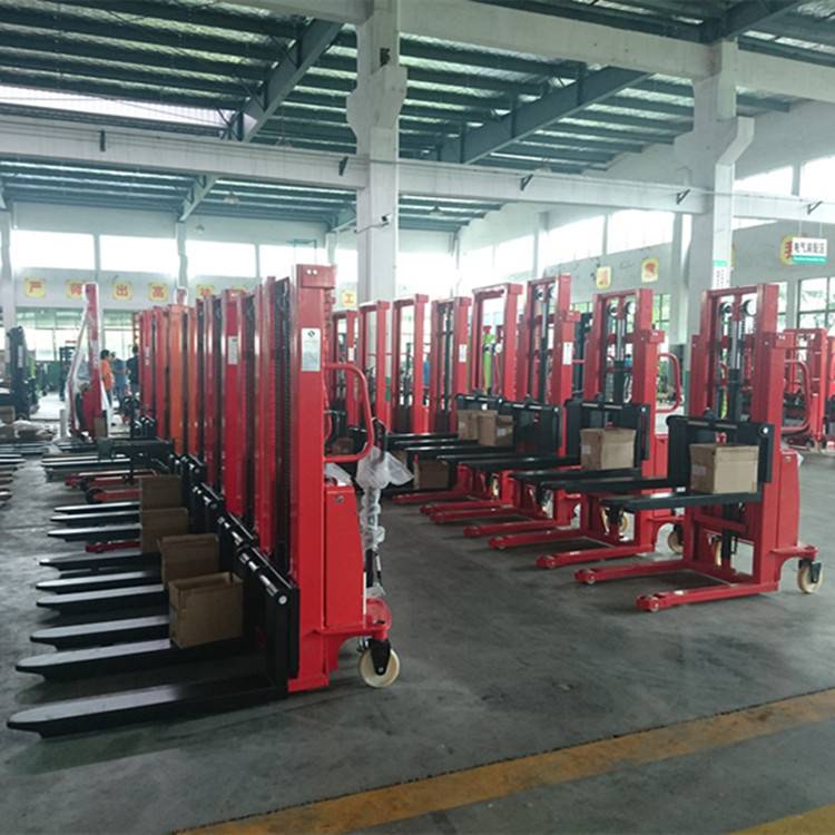 上海0.5T1T1.5T2T3T步行式堆高叉车 小型升降装卸加长堆垛 叉车