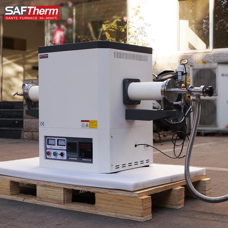 室单温区真空式气氛管炉电阻炉1700STG16001700高温实验刚玉管式