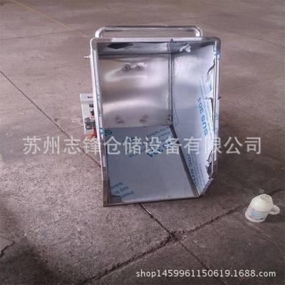 工业车间自卸式201304不锈钢重型移动铁屑车垃圾废料车废料箱