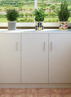 7W矮柜储物柜办公家具公低柜木质F756M976地柜办室柜文件柜组子收