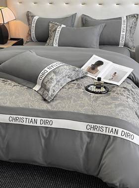 2025新款四季亲肤四棉磨毛浮雕AL101546刺绣套简冬季加厚床单被件