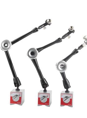 分千杠分表磁力表座机械万向磁性座杆支架强磁校百表KFY表坐