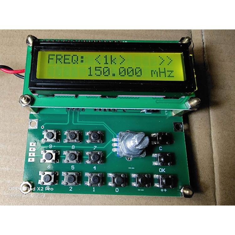 ADF4351-VFO源V1.03,简单信号源  V1.03  (35mhz-4400mhz)