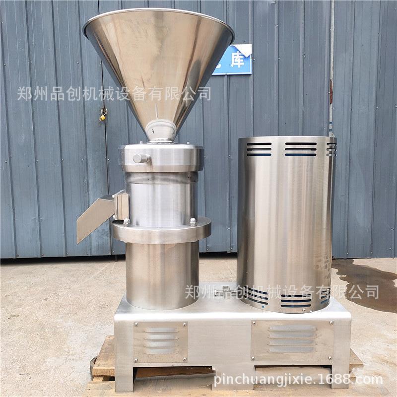 火腿肠胶酱体磨鱼348肉不锈钢胶体磨花研立磨机韭式胶泥磨