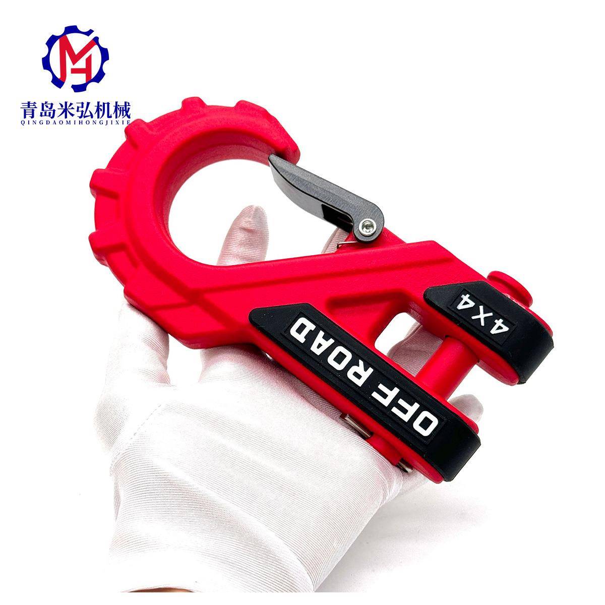 热销新款用重A异形绞盘钩型绞盘钩锻778造加T厚片舌拖车钩20