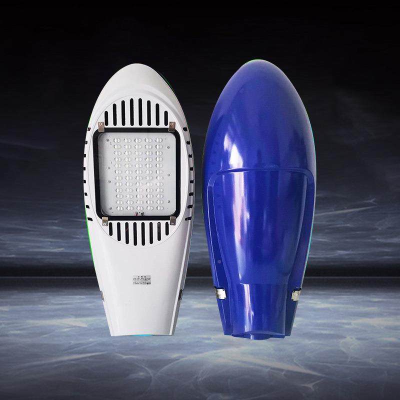 led路灯头户星外防水新机农村超亮路灯杆220v新火炬飞道L路灯头GP