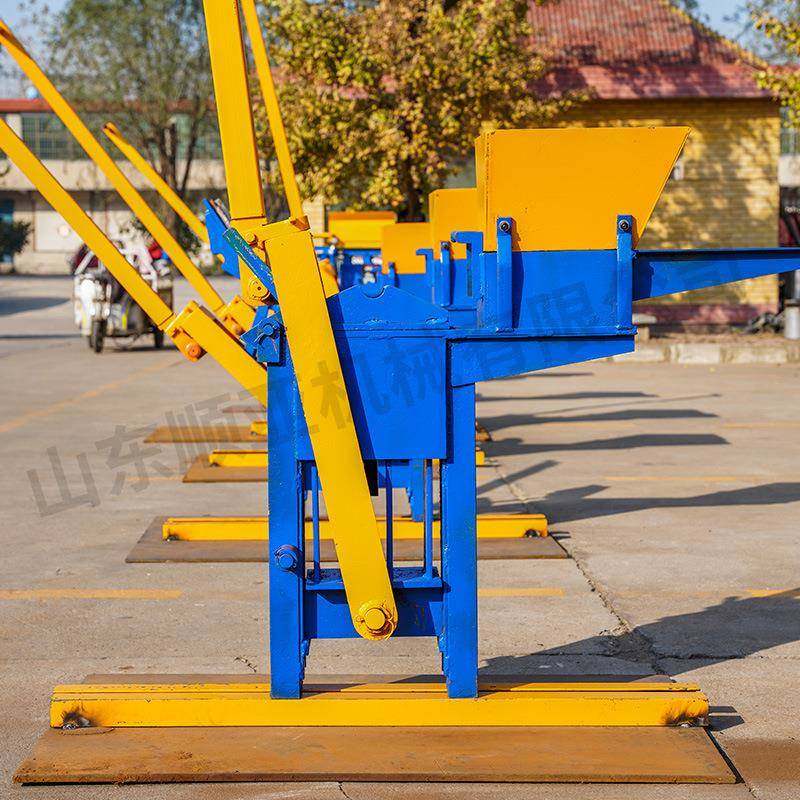 QM2-40R手工粘土咨询客服制砖机水泥空砖心砖手压机联锁机非洲砌