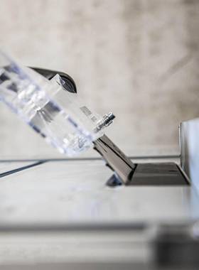 机新款10寸带支架推锯开料47095度式斜切台台精密锯