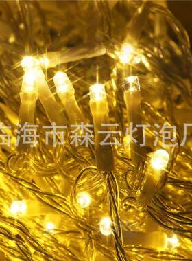 10花00LED串低压886UL遥控灯圣诞园条灯带节日装饰星星灯串灯